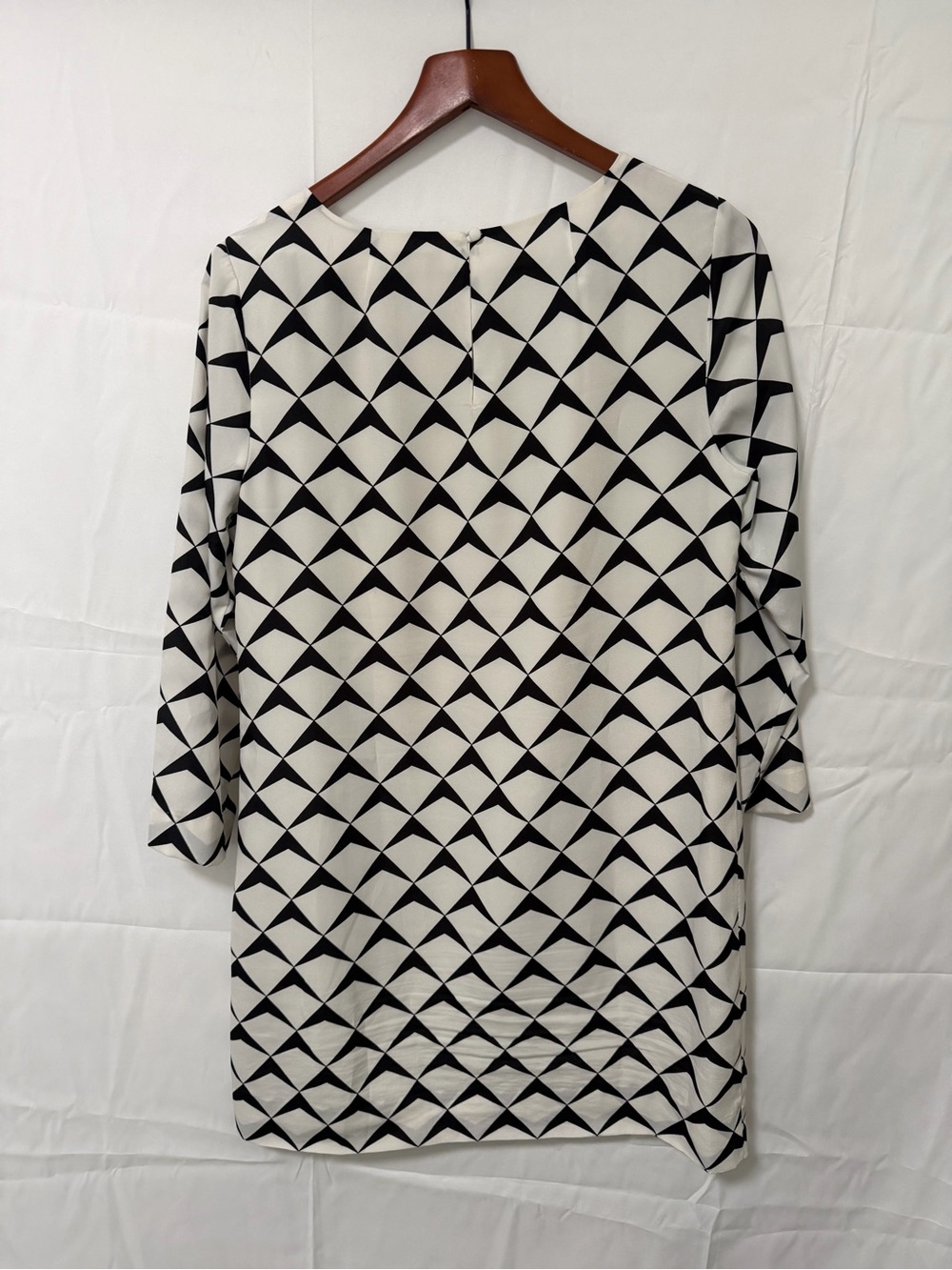 J. Crew Black and White Geometric Dress - Picture 5 of 5